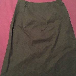 Dark Brown A-line Skirt